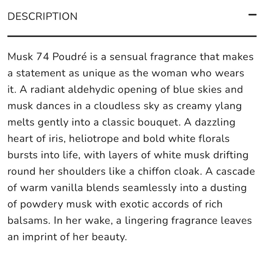 Swiss Arabian Musk 74 Poudré Extrait de Parfum - White & Rose Gold Bottle - Picture 7 of 7